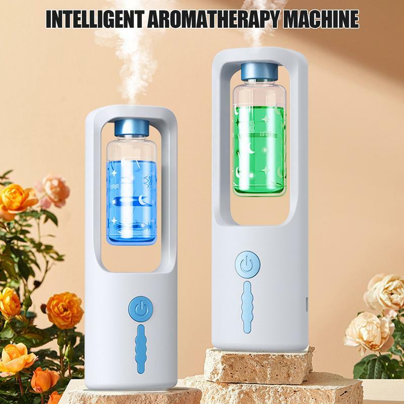 Difusor de aromaterapia recarregável com temporizador, fragrância natural, desodorizante, difusores de perfume para casa, desligamento automático, 50ml