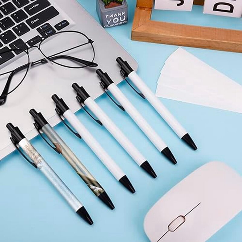 Hot-Sublimatie Pen Blanco Sublimatie Gecoate Pen Warmteoverdracht Pen Bulk Met Krimpkous Verpakking Voor Diy Office School