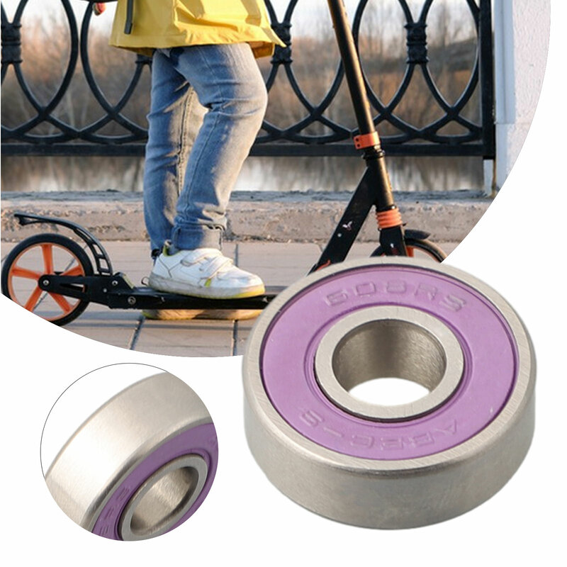 ABEC-7/ABEC-9 608 Skateboard Roller Chrome Steel Sealed Ball Bearings 8x22x7mm For Skateboards Roller Skates Balance Bikes