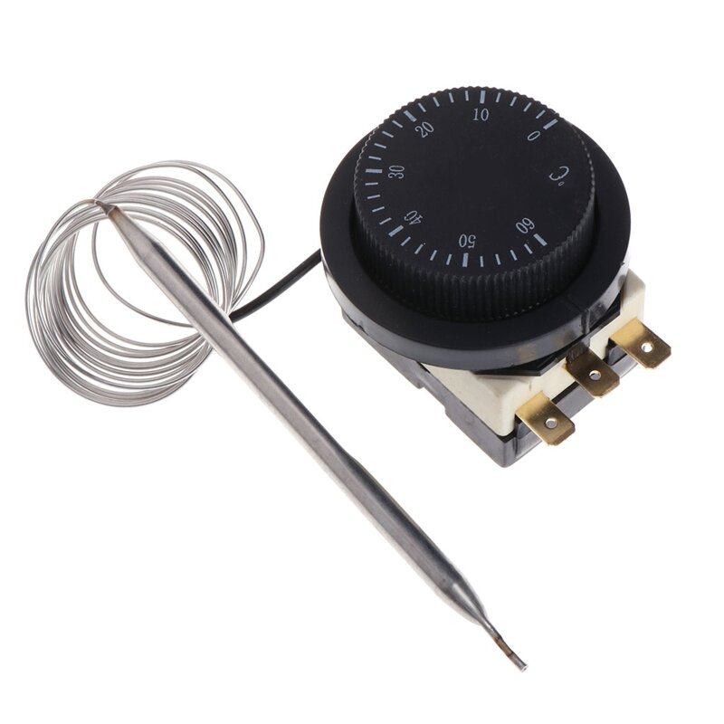 K1KA Переключатель контроля температуры 0-60 ℃ для датчика контроллера переключателя электрической духовки