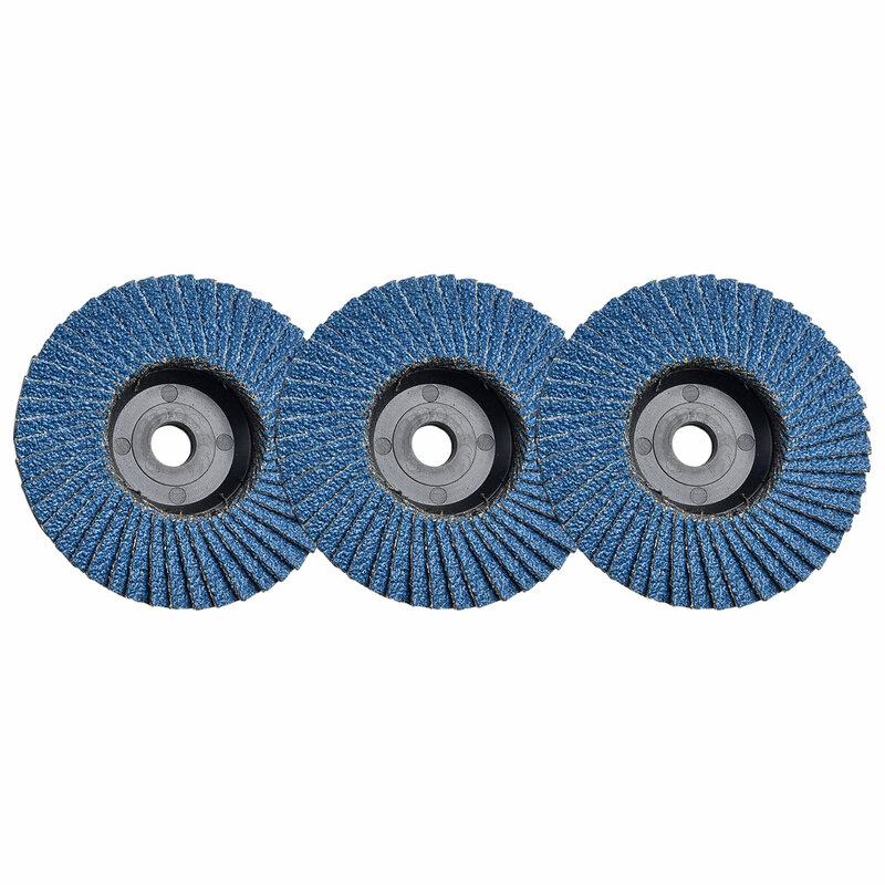 100% Brand New Grinding Wheel Power Tool Hard-wearing Metal Grind Sanding Discs Zirconium Corundum 120# 3pcs 75mm