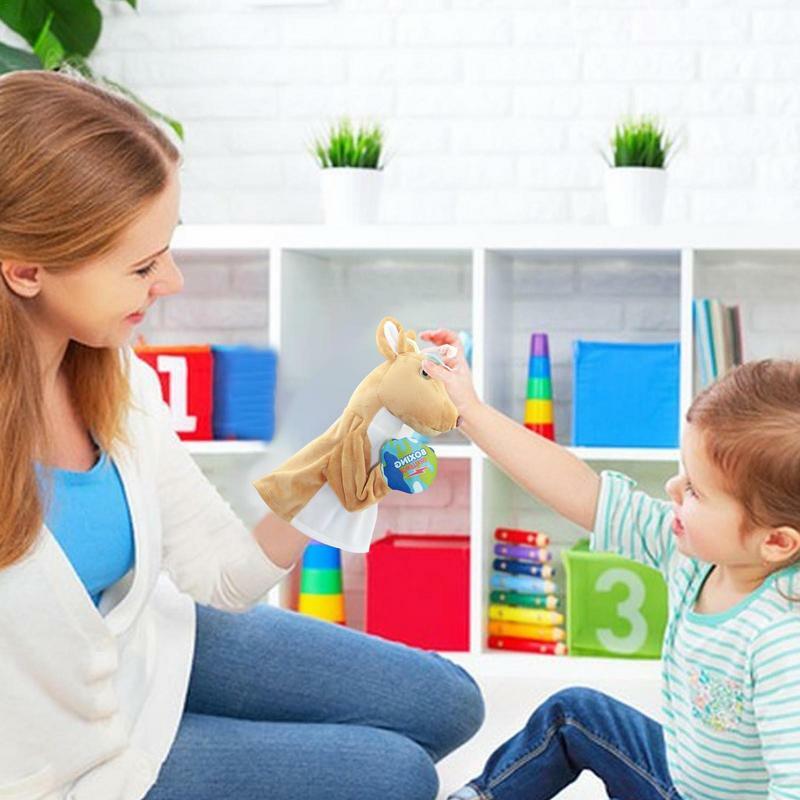 Handpuppe Tier realistische kreative Kinder interaktive Handpuppe Spielzeug multifunktion ale ausgestopfte Handpuppe Spielzeug nicht verblassen