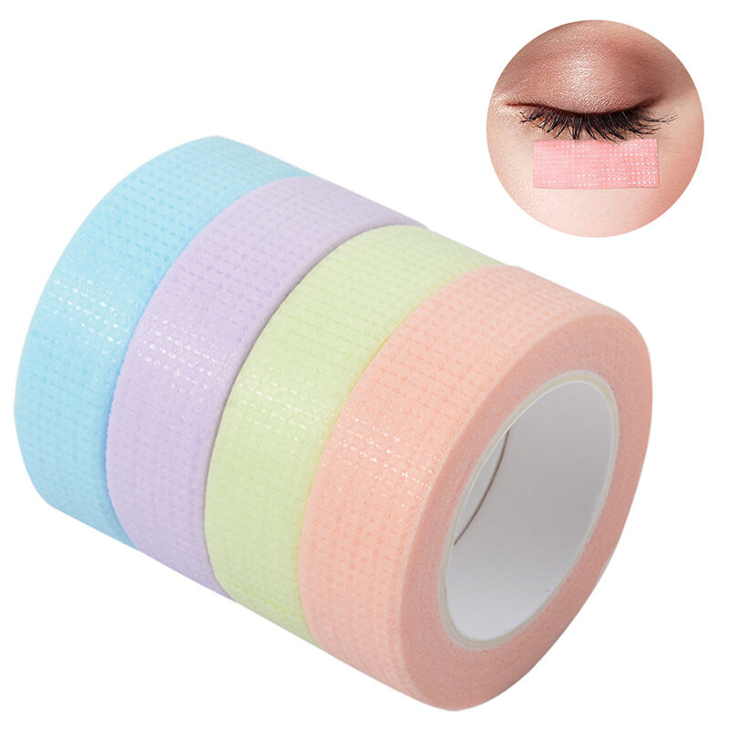 5PCS Micropore Lash Tape Eyelashes Extension Tape Breathable Non-woven Cloth Adhesive Lifting Lashes Accessories Makeup Tools