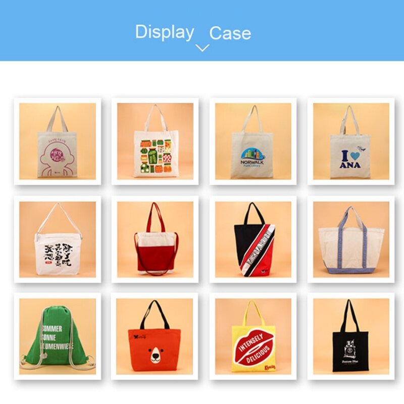 Benutzer definierte Mini-Größe Canvas-Einkaufstasche mit Ihrem eigenen Firmenlogo Werbe-Baumwoll-Einkaufstasche mit wieder verwendbarer Werbe tasche