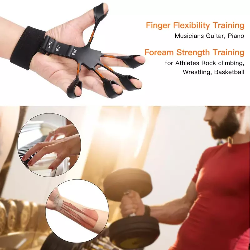 5-120kg regulowany ciężki urządzenie do ćwiczenia dłoni palec ekspander ramię nadgarstka przedramię trenerów Fitness chwytak dla pacjenta