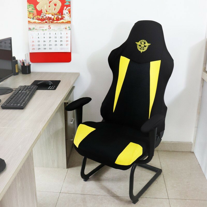 Elastyczny pokrowiec na krzesło krzesło do pracy na komputerze oparcie pokrywa podłokietnika ochronne uniwersalne miękkie pokrowce na fotel
