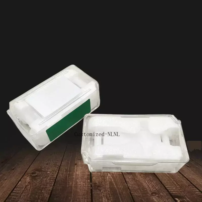 SE11-Sac vert pour montre en velours direct, protection de l'environnement, boîte de rangement en plastique blanc