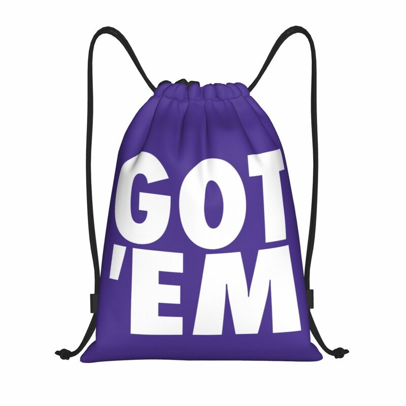 Custom Got Em zaino con coulisse borse donna uomo leggero palestra sport Sacks Sacks per Yoga