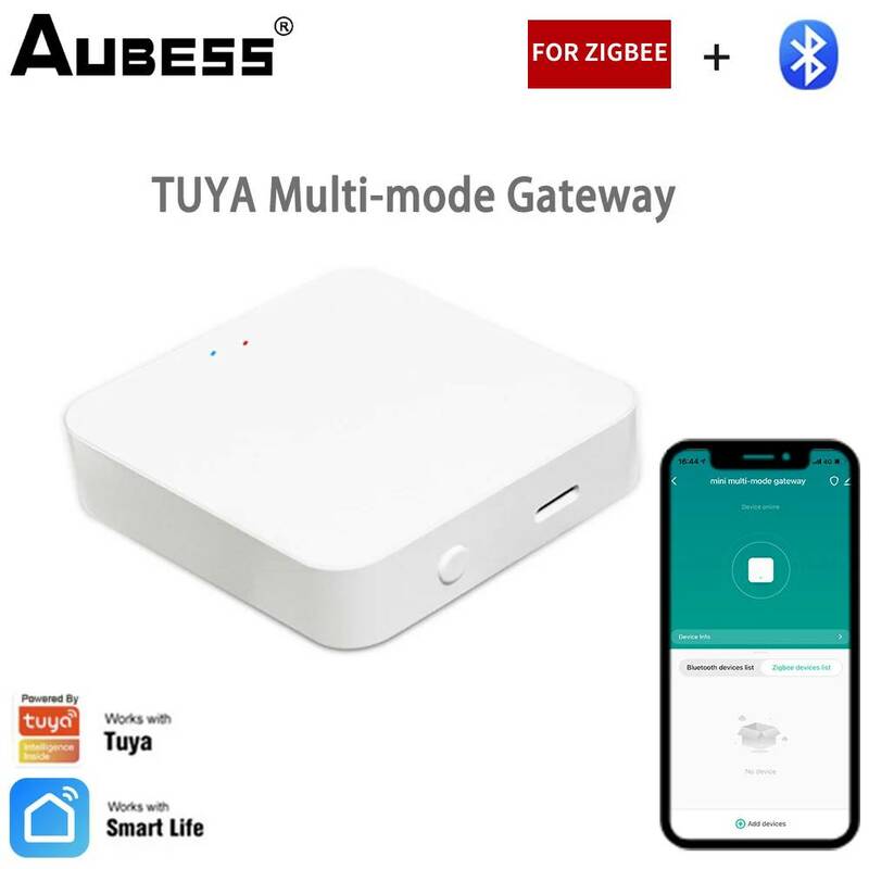 Tuya Smart Gateway Hub Zigbee Multi-modelo Smart Home Bridge WiFi Bluetooth Smart Life APP Controle Remoto Sem Fio Alexa Google