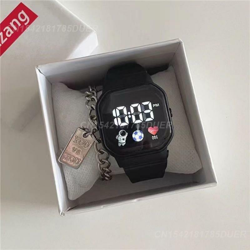 Reloj electrónico Simple para niños y niñas, reloj Digital de moda, Material cómodo, regalo para tiempo libre