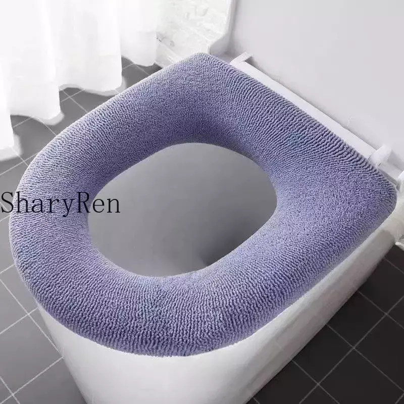 Coprisedile per wc universale colore puro modello di zucca tappetino per armadio morbido cuscino per sedile per wc caldo accessori per wc da bagno