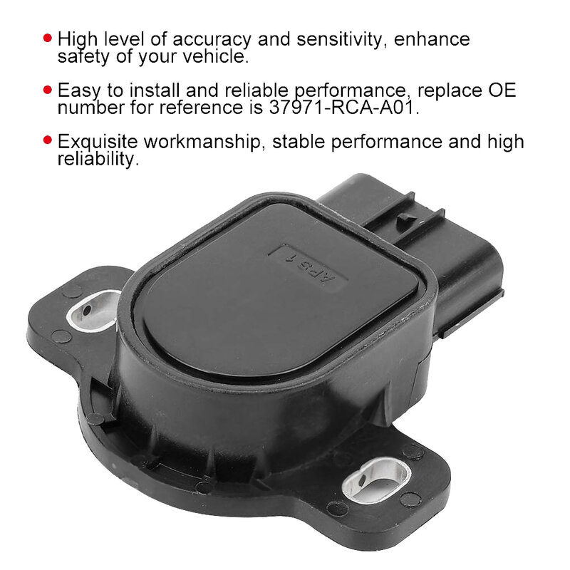 Sensor de posição do pedal do acelerador do carro para Honda Accord, Acura CR-V, 37971-RCA-A01, 37971-RBB-003