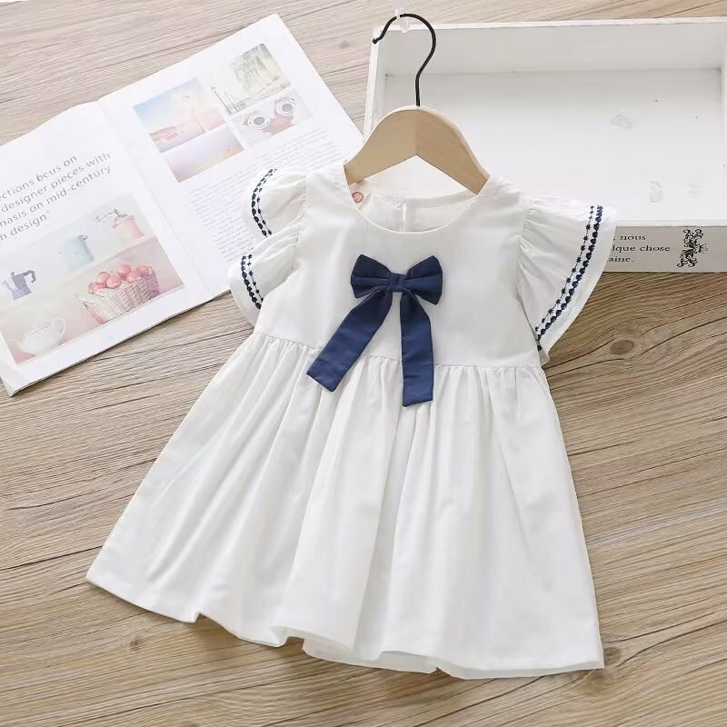 Kids Summer Baby Kids Mesh LacePrincess Dress Vestidos For Girl Party Dress Baby Net Yarn Clothes2022 New 2 3 4 5 6 7 8 T
