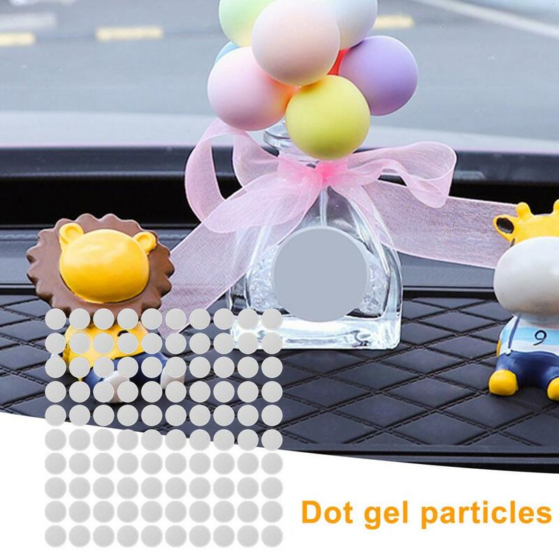 Clean Adhesive Dots 100pcs Double Sided Sticky Dots High Strong Viscosity Removable Adhesive for Diy Projects No Trace Residue