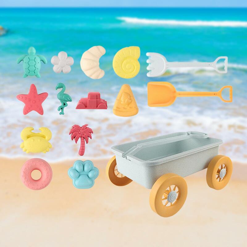 ビーチ砂のおもちゃセット,砂モデル,カメの花びら,カニ,15個