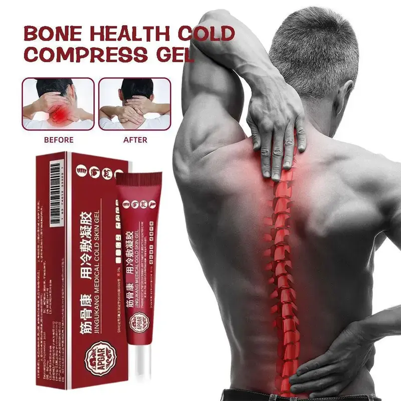 3pcs Shoulder Pain Spine Pain Ointment Joint Pain Lumbar Green Gel Bruises Cold Compress Gel The New Lumbar Cooling Gel 20g