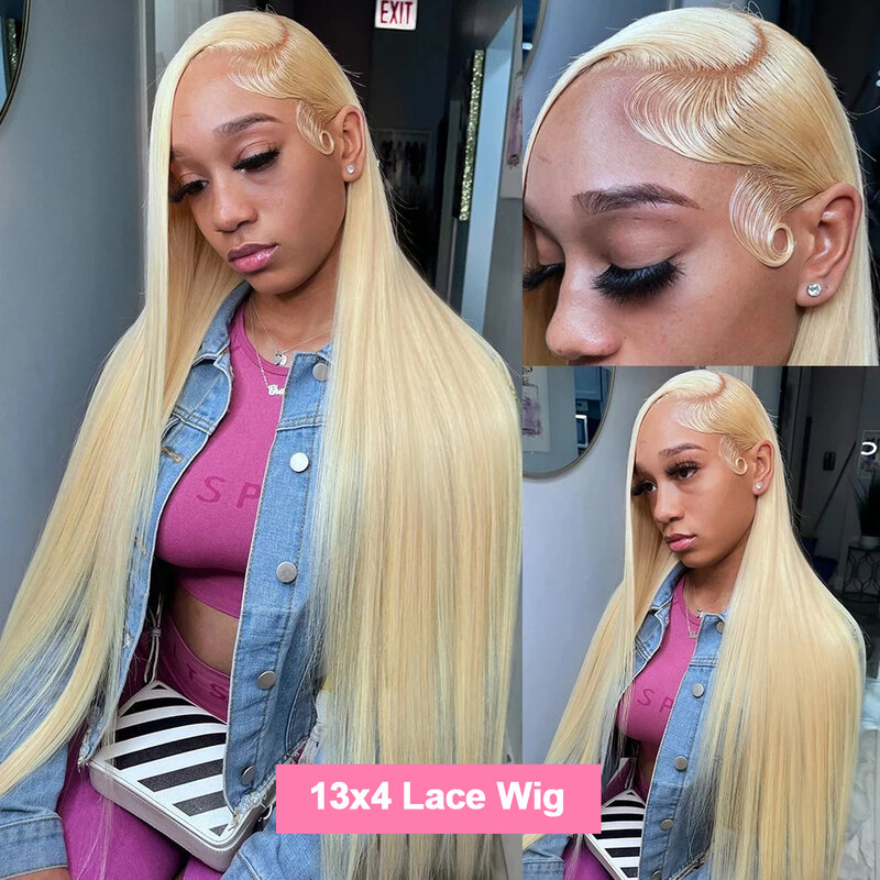 Blonde Lace Front Wig 100% Human Hair 613 Hd Lace Frontal Wig 13x6 Straight Wigs For Women Choice Cheap Wigs On Sale Clearance