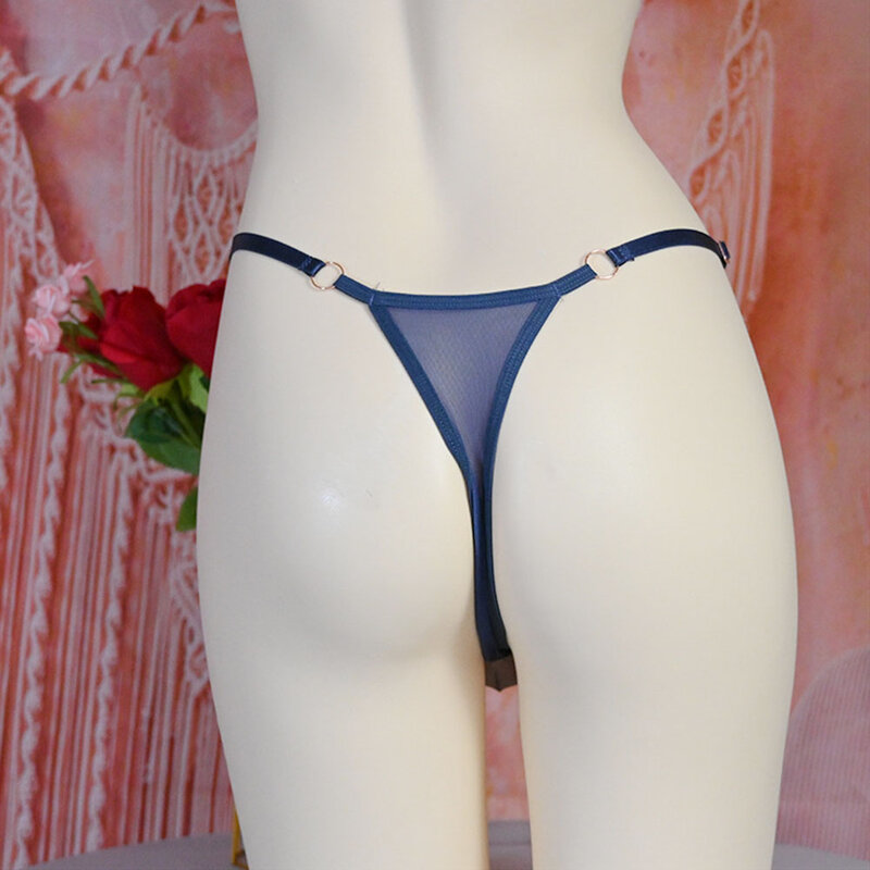 Sissy-Culotte en dentelle brodée florale pour homme, sous-vêtement gay, lingerie string, string, bikini masculin, 7,0 zones