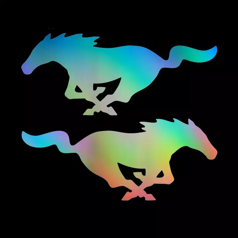 For Car Stickers Custom Mustang Pattern Accessories Rear Window Stickers Sticker Accessories Accessories Car Motorcycle PVC