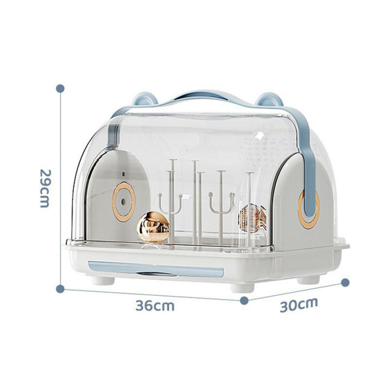 Transparent Tools Reliable Pregnant Baby Popular Baby Utensils Storage Durable Bottle Storage Box Innovative Convenient Dust Box