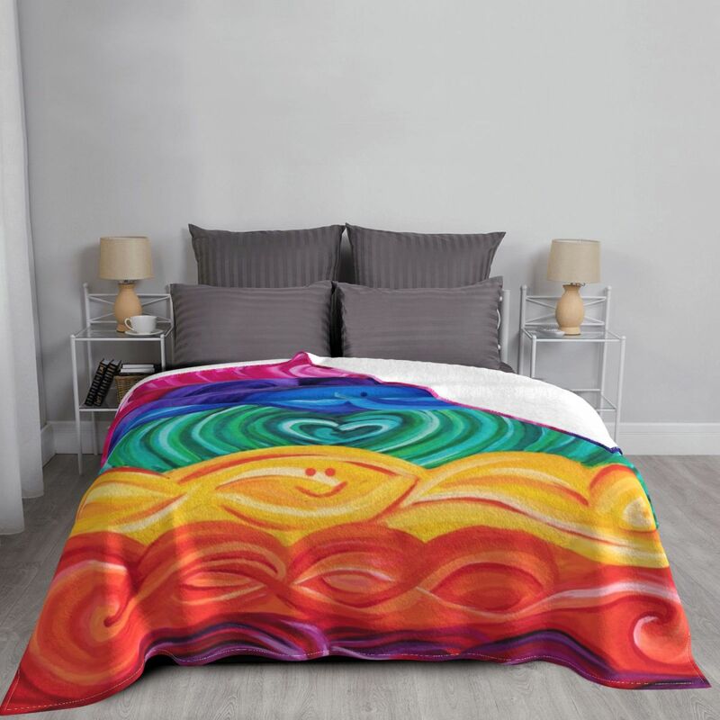 Chakra Art 2 Soft Plush Lance Cobertor, Sofás Xadrez, Cobertores De Decoração