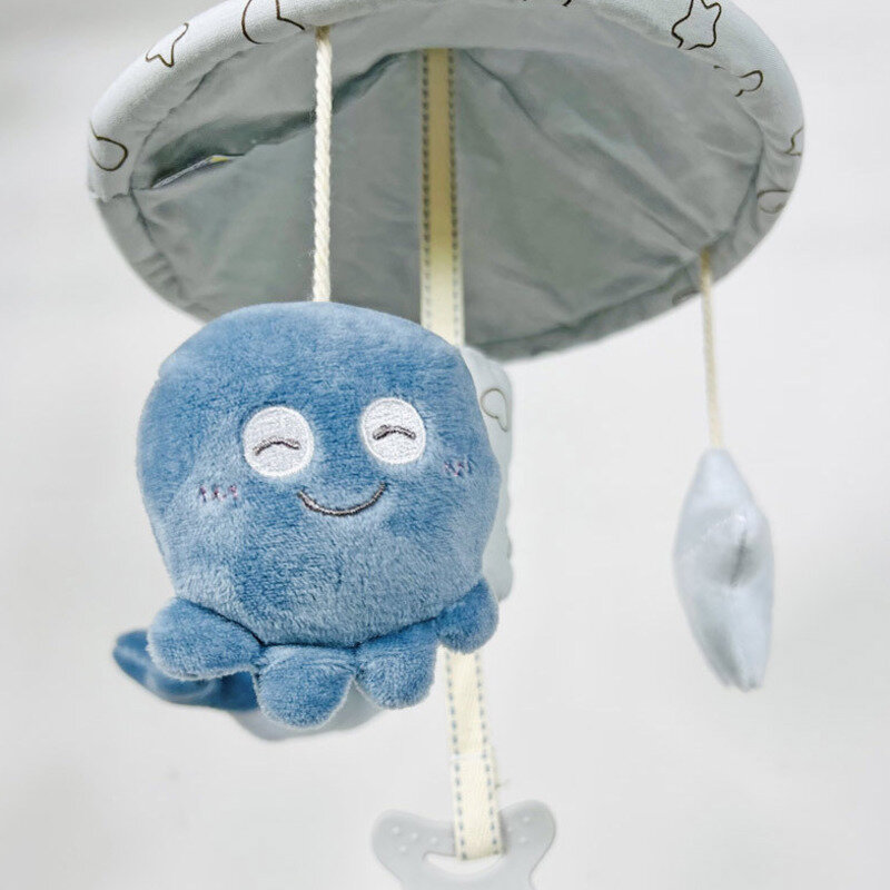 Neugeborenes rasselt 0-12 Monate Kinderwagen Bett hängen Regenschirm Wind glocke Säugling mobile Cartoon Tiere Plüsch tier Jungen Mädchen Geschenk
