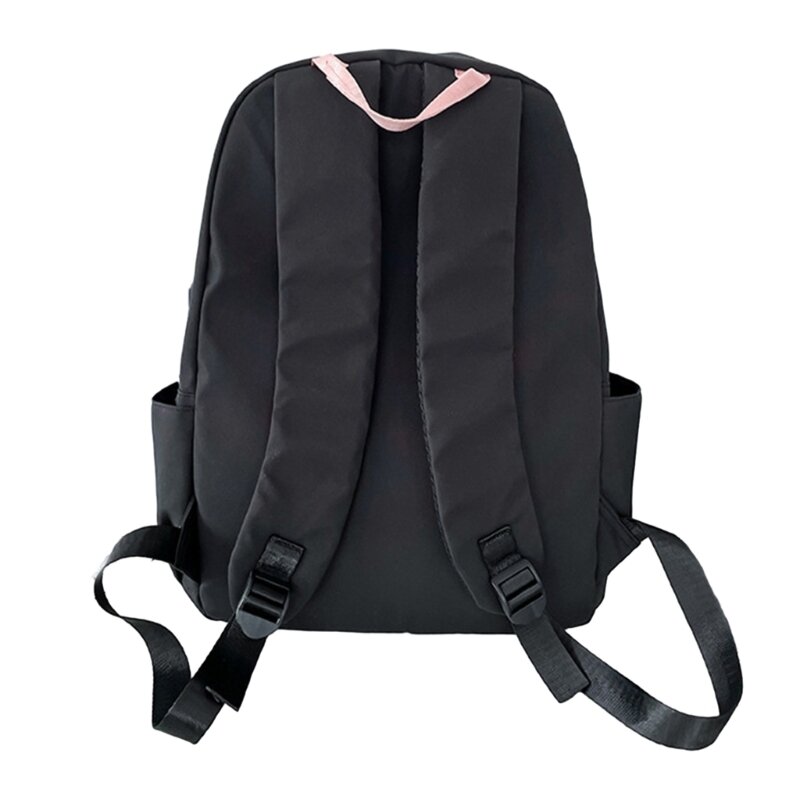 Double Strap Shoulder Bag for Student Backpack Lightweight School Bag Rucksack