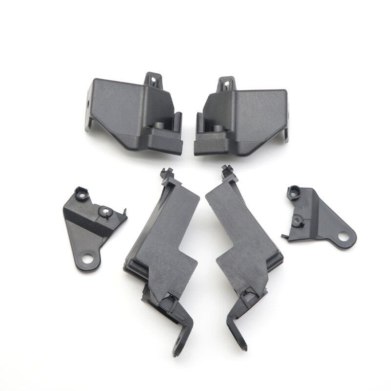 Kit de reparo do farol do carro para Toyota Lexus LX570 2015-2020, garras de reparo, plástico cantos fixos, suporte de luz preta, suporte do farol