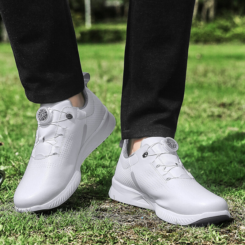Sepatu Golf profesional Unisex, sepatu Golf pria dan wanita ukuran 36-47
