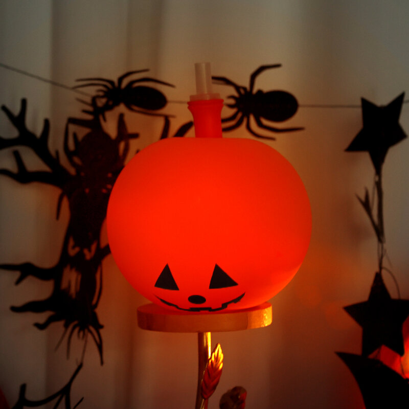 Globos de linterna de calabaza de Halloween, globos inflables brillantes, regalos para niños, suministros de decoración para fiestas de feliz Halloween