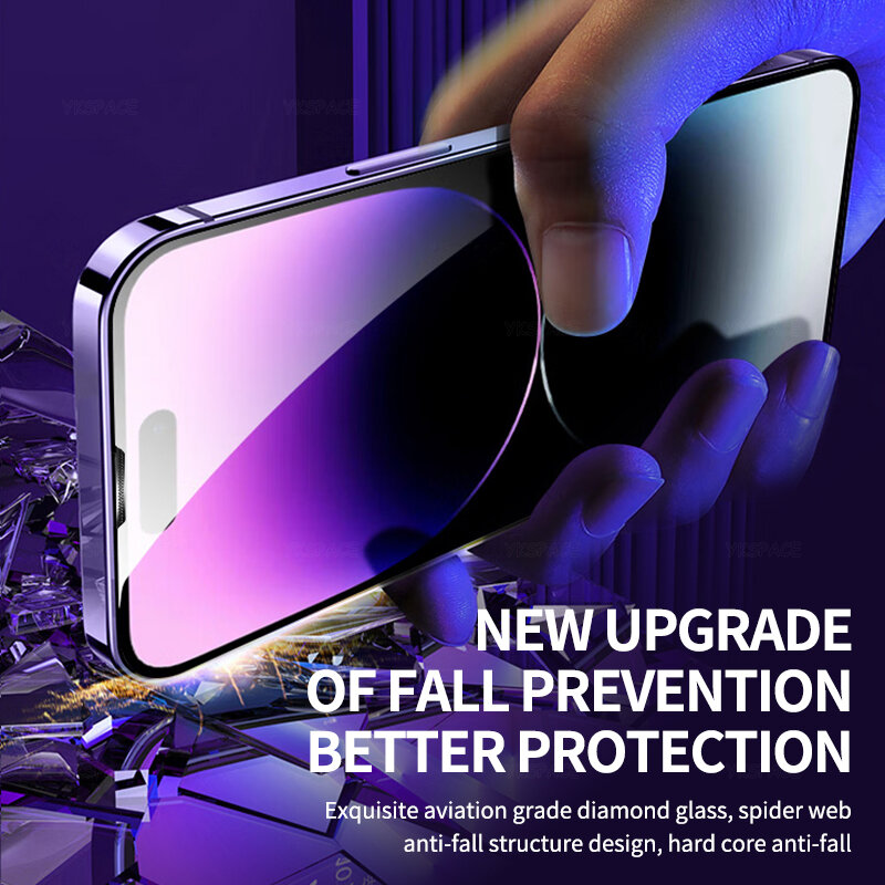 Комплект для защиты экрана от пыли с креплением для выравнивания, 2 шт., HD прозрачное закаленное стекло 9H для iPhone 15, 14 Plus, 13, 12 mini, 11 Pro, XS, Max, XR, защита для экрана