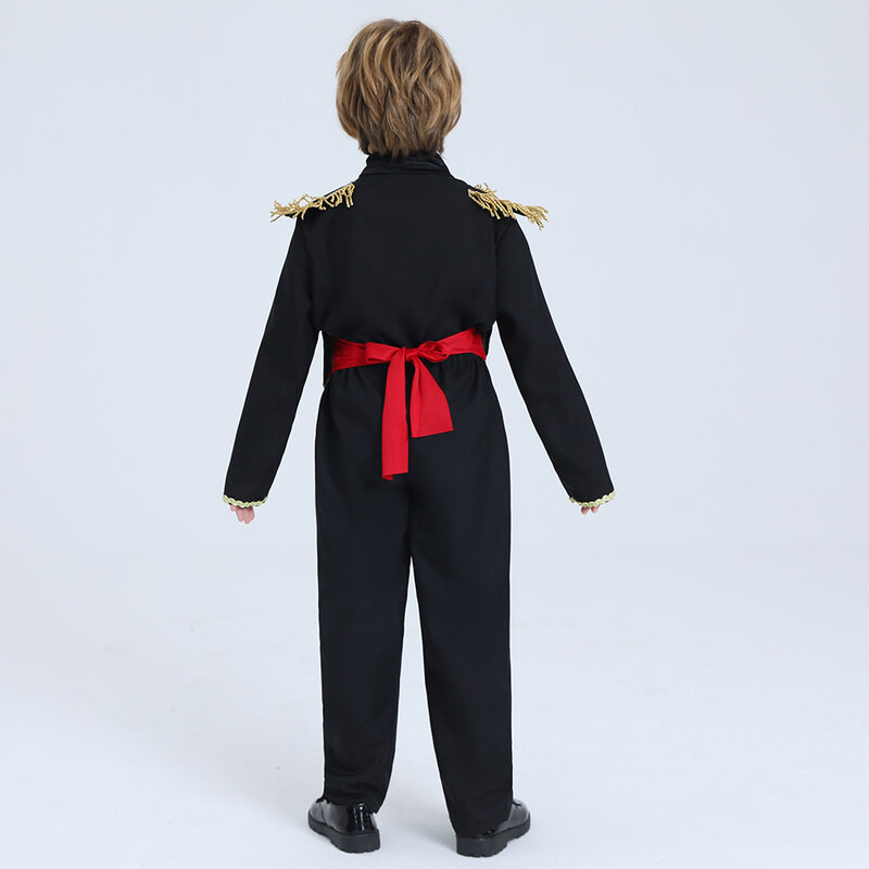 Boys  Spanish Carnival Party Halloween Cosplay Costume Kids Classical Dance Dress Up Outfit