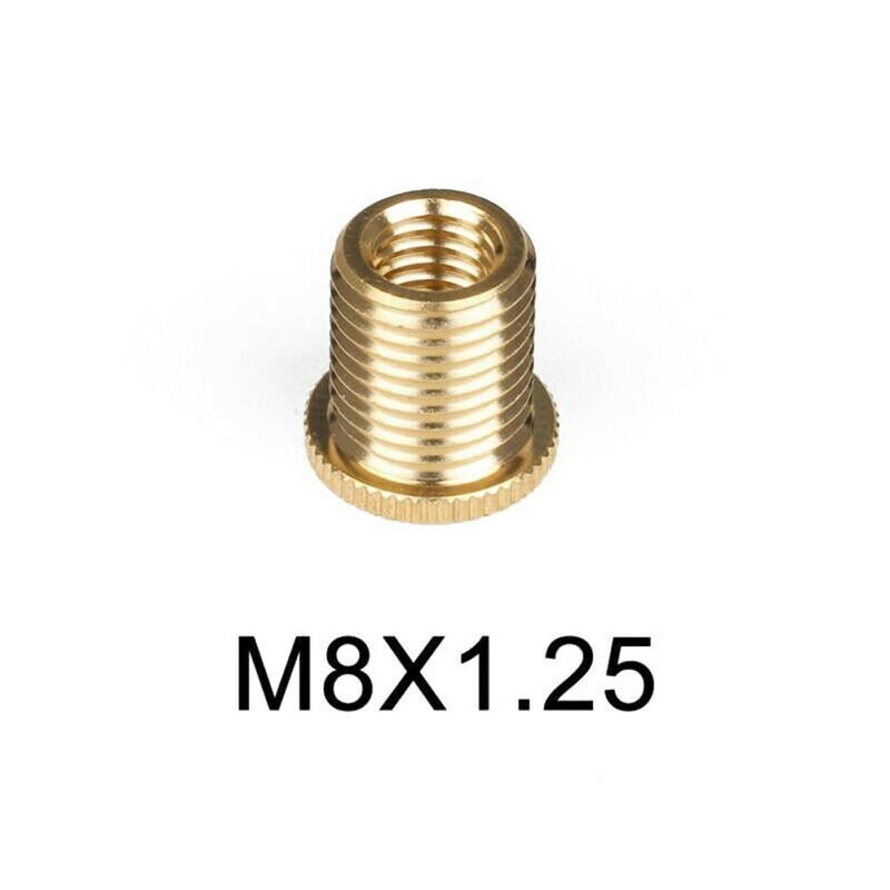 Accessories Thread Adapter Nut 1PCS Aluminum Alloy Gear Gold Insert Kit Knob M10x1.25 M8x1.25 Parts Replacement