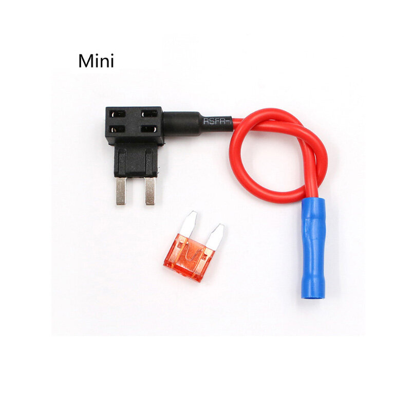 5pcs/10pcs12v mini pequeno tamanho médio fusível titular do carro add-a-circuito de adaptador de torneira micro mini padrão atm lâmina fusível