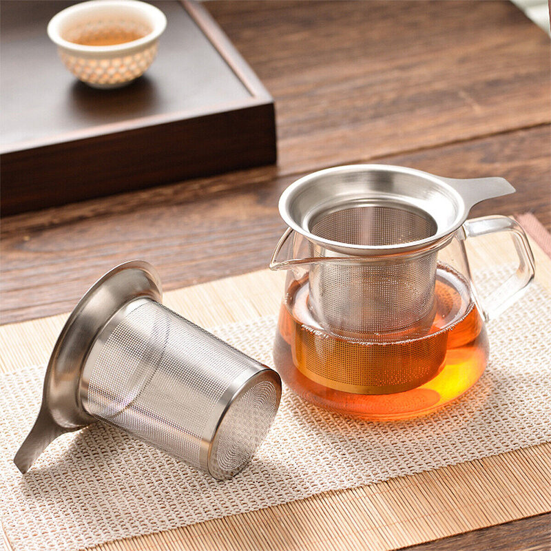 Zaparzacz do herbaty wyciek 304 ze stali nierdzewnej 8.8*7.5*5.6cm łatwe do czyszczenia łatwe do wzięcia sitek wygodne wysokiej jakości