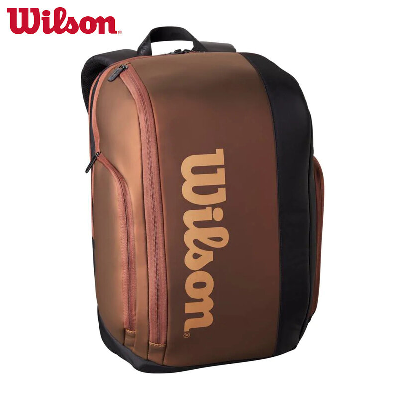 Высококачественная сумка для теннисной ракетки Wilson Super Tour Pro Staff V14, 2 шт., стандартная теннисная сумка с терморегулируемым отсеком