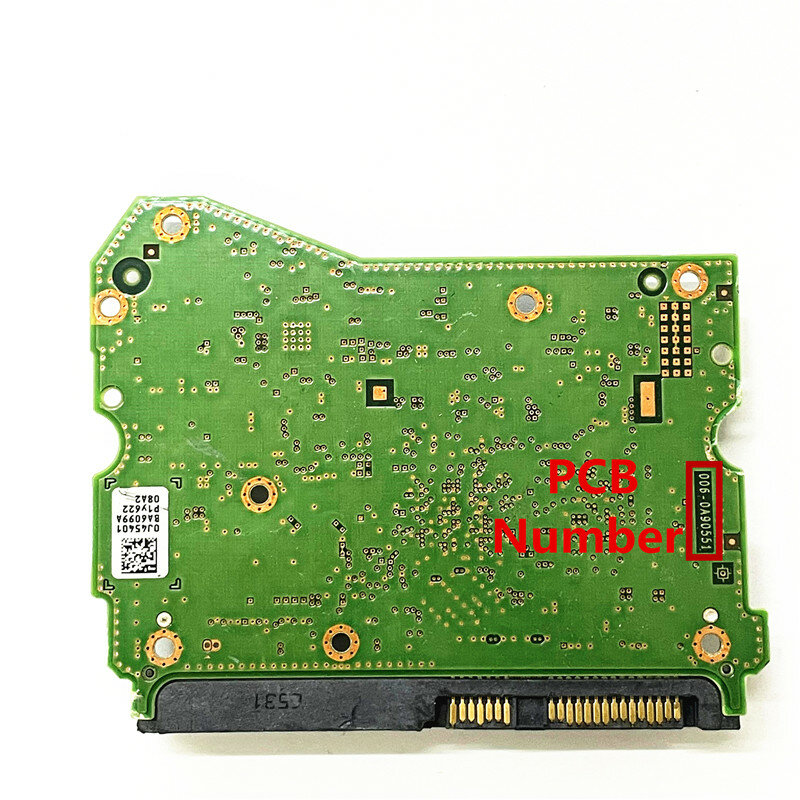 Placa PCB de disco duro de escritorio Digital occidental, número SAS 006-0A90551, 001-0A90551, 0A90551