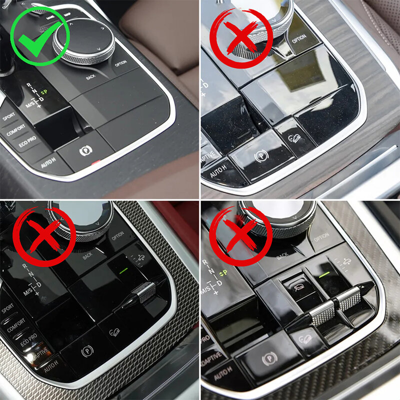 Caja de almacenamiento de palanca de cambio de marchas de consola de coche de modificación para BMW Serie 2, 3, 4, X3, X4, X5, X6, X7, F40, G20, G26, G01, G02, G05, G06, G07, I4