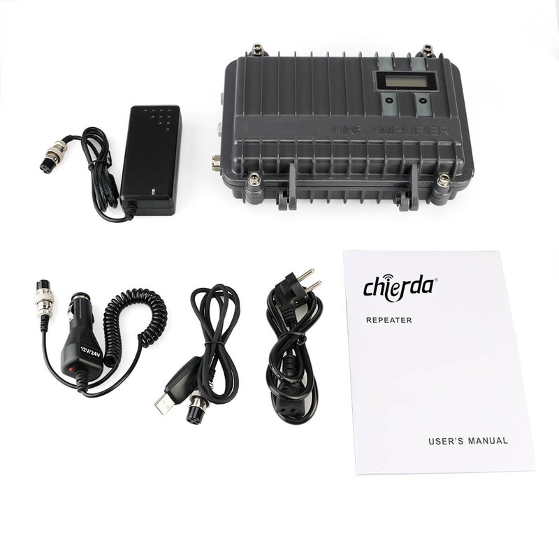 Walkie Talkie Repeater Volle Duplex Repeater Mini Analog Repeater Anpassbare Chierda v8 Tragbare Repeater 10W UHF VHF