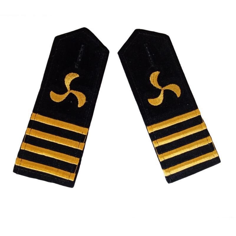 Epaulets marinheiro profissional capitão uniforme dragonas barras ombro uniforme para performances palco membro da