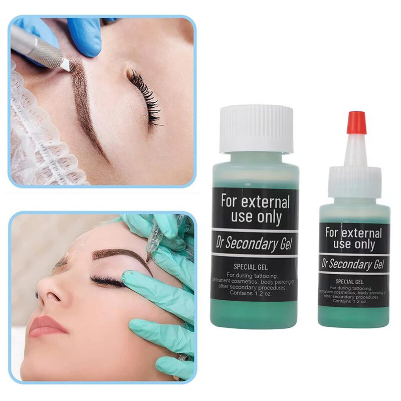 New Tattoo Blue Gel 1.2OZ for During Permanent Makeup Microblading Eyebrow Lips Body Beauty Tattoo Gel