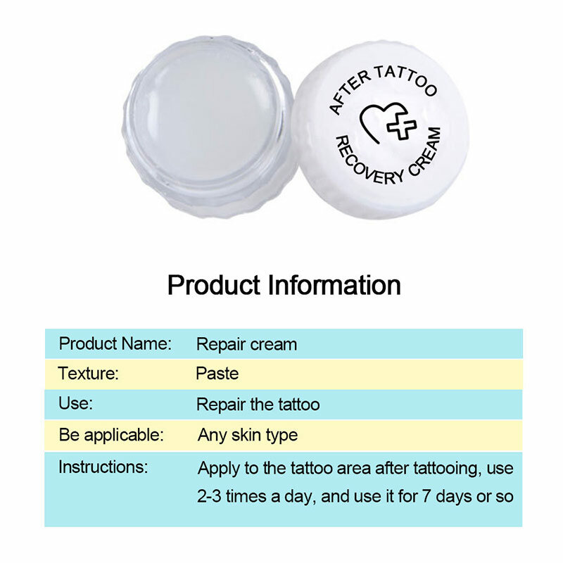 5ml Tattoo Aftercare Ointment Repair Cream Before During After Portable Tattoo Care Fast Repair Tattoo Repair Cream
