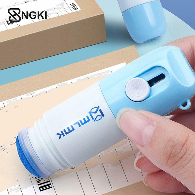 Thermal Paper Correction Fluid With Unboxing Knife Confidential Seal Correction Device Portable Courier Invoice Alter Tool