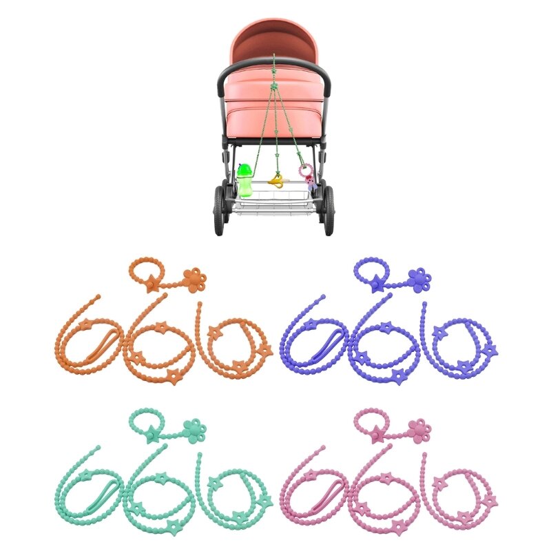 K1MA speelgoedveiligheidsriemen voor kinderstoel Babyfopspeen Bijtringriemen SippyCup-riem