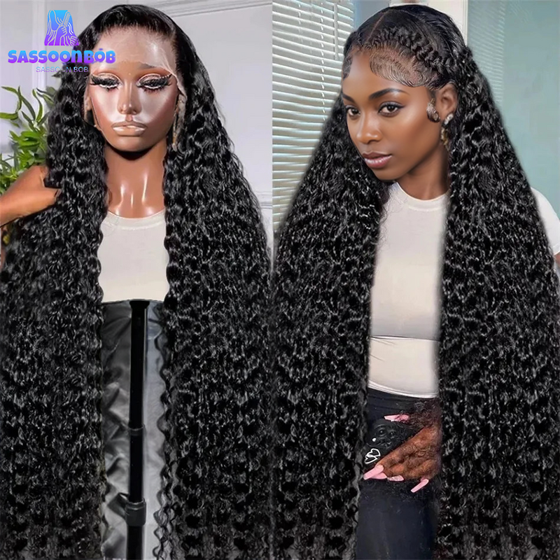 Hd Lace Wig 13x6 Human Hair Curly Wig For Women Choice Pre Plucked Deep Wave 360 13x4 Hd Lace Frontal Water Wave Lace Front Wigs