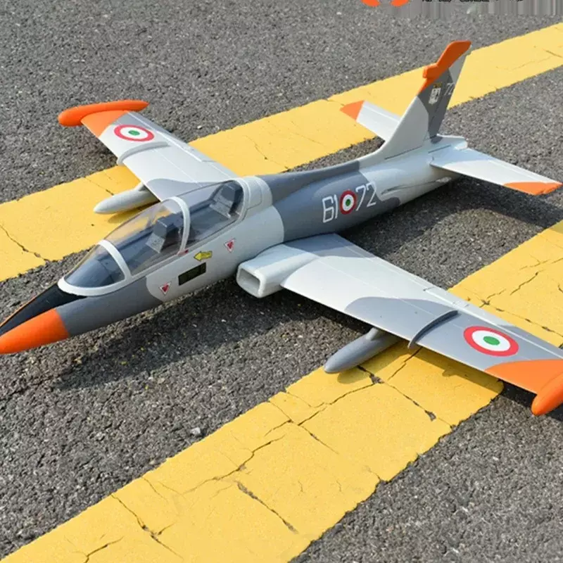 Nowy zdalnie sterowany Model samolotu Mb339 kanałowy myśliwiec 50mm puszczania samolotów elektryczny Model samolotu prezent zabawka samolot zdalnie sterowany