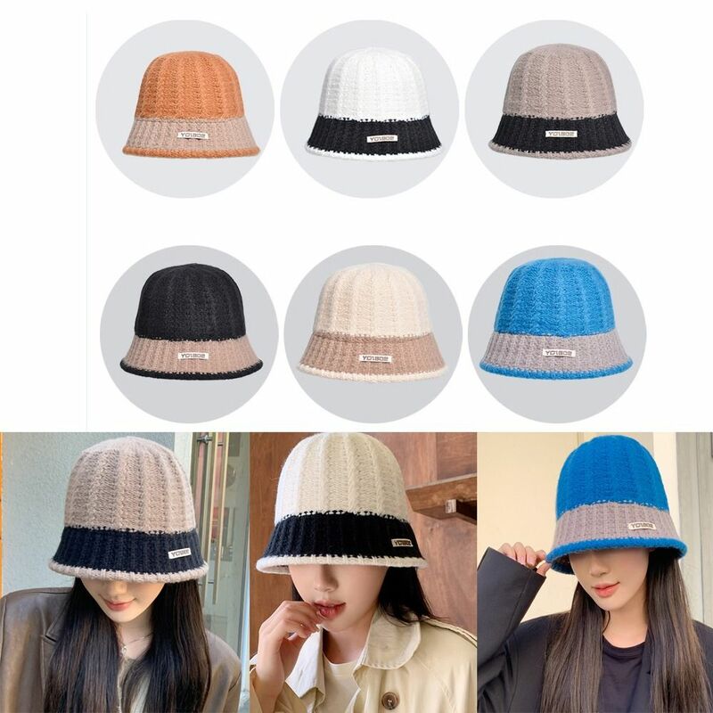 المرأة الباردة واقية محبوك قبعة صياد ، قبعة الرجعية ، تنوعا ، الدافئة ، الإناث الموضة ، سيدة ، فتاة ، الخريف ، الشتاء