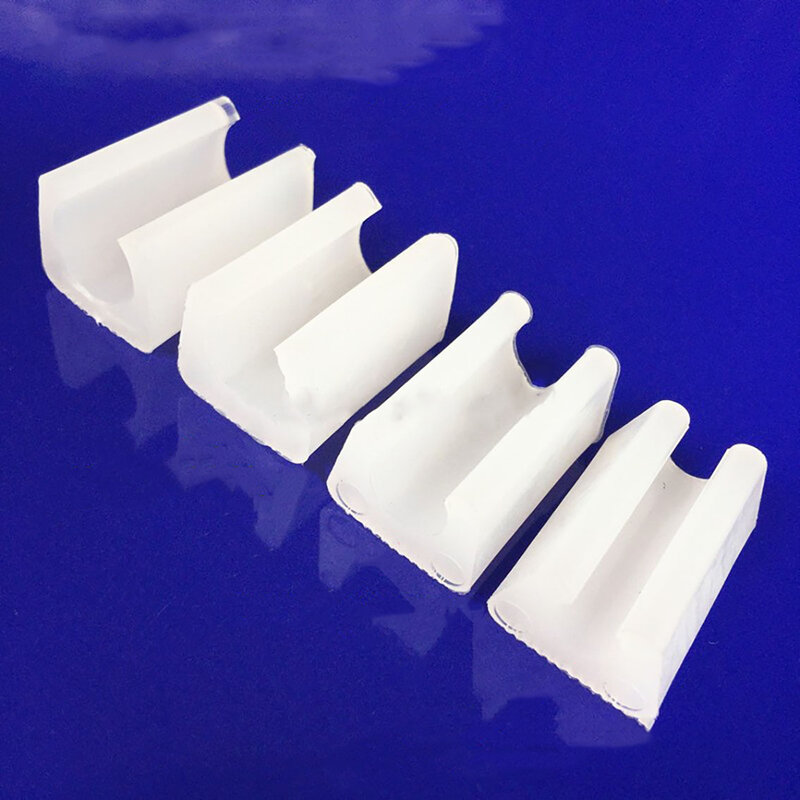 Plastic Chair Feet Pads 6/8/10/12/14mm Non-Slip u-type Pipe Clamps Protection Gasket Covers Caps For Chair Furniture