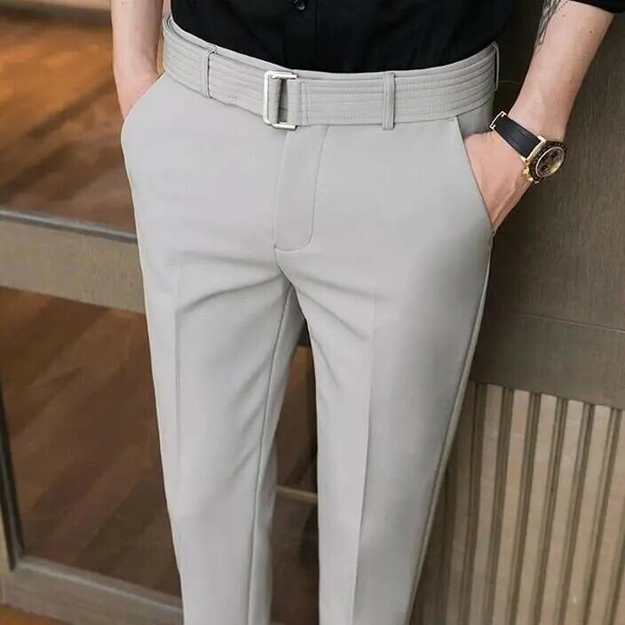 2024 Korean Men's Casual Pants Men's High Quality Suit Pants Breathable And Comfortable Casual Pants Men's Tracksuit Pants