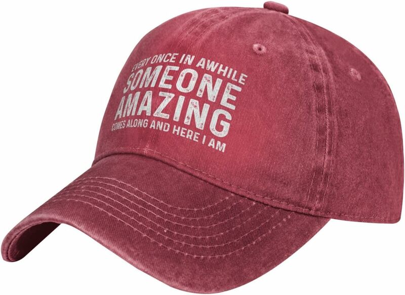 Sombrero de béisbol de Once in Every time para mujer, sombrero genial, viene a lo largo